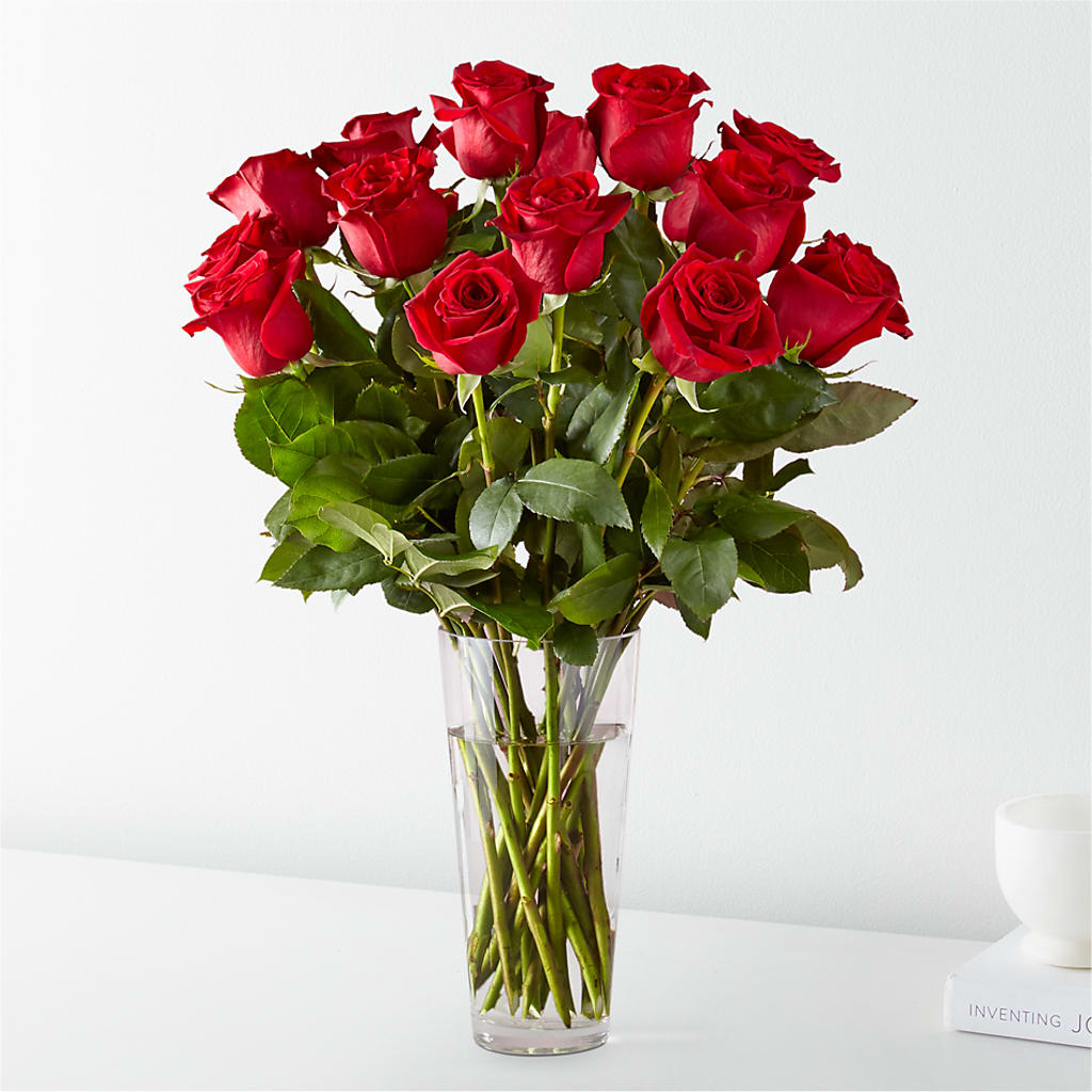 Long Stem Red Rose Bouquet – Park Lake Flowers, Mc Gregor TX