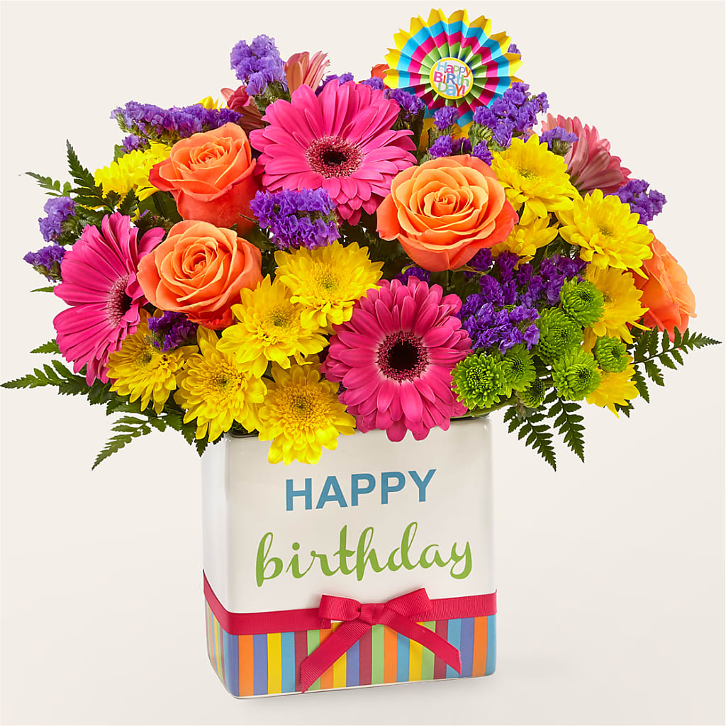 Birthday Brights Bouquet – Park Lake Flowers, Mc Gregor TX