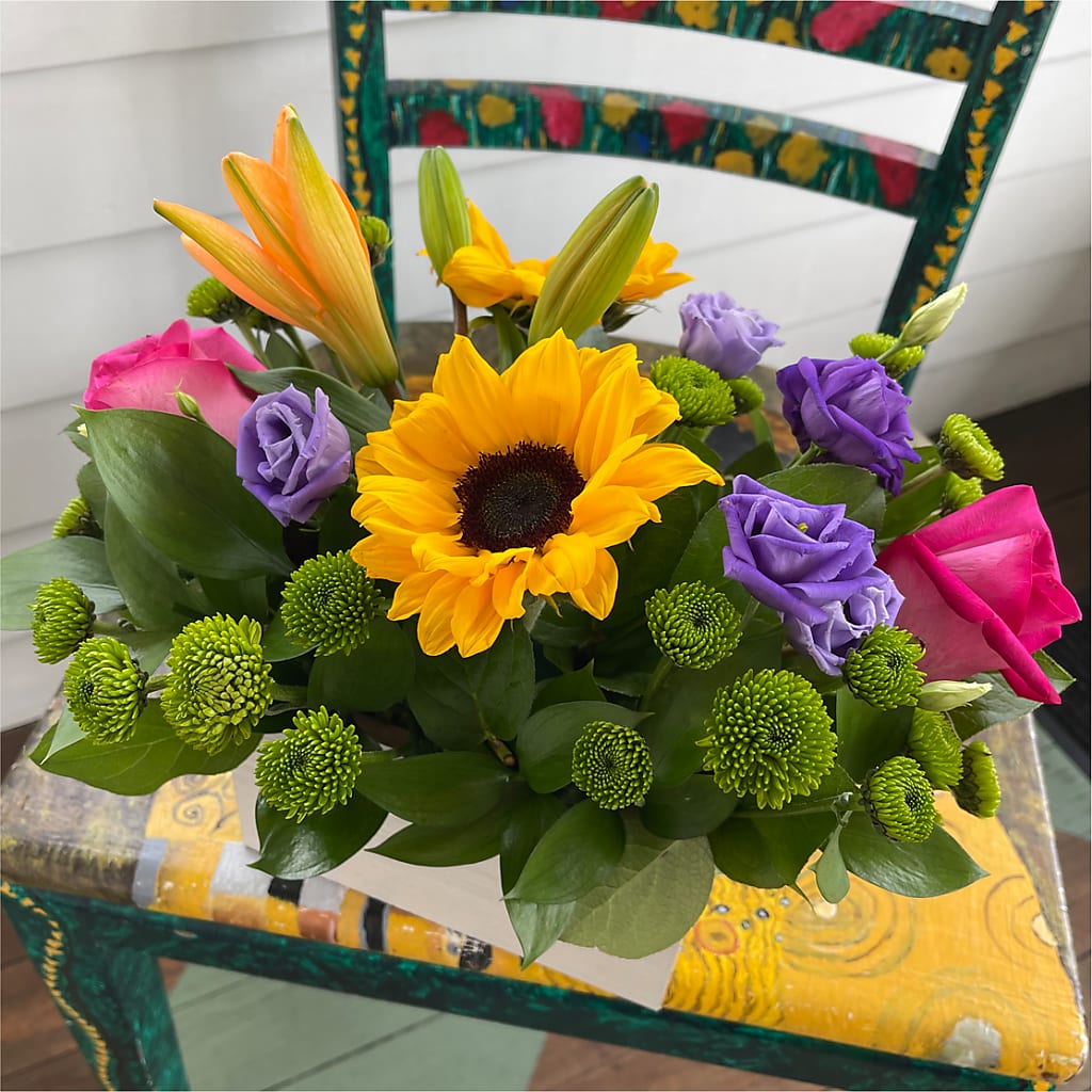 Best Day Box Bouquet – Park Lake Flowers, Mc Gregor TX