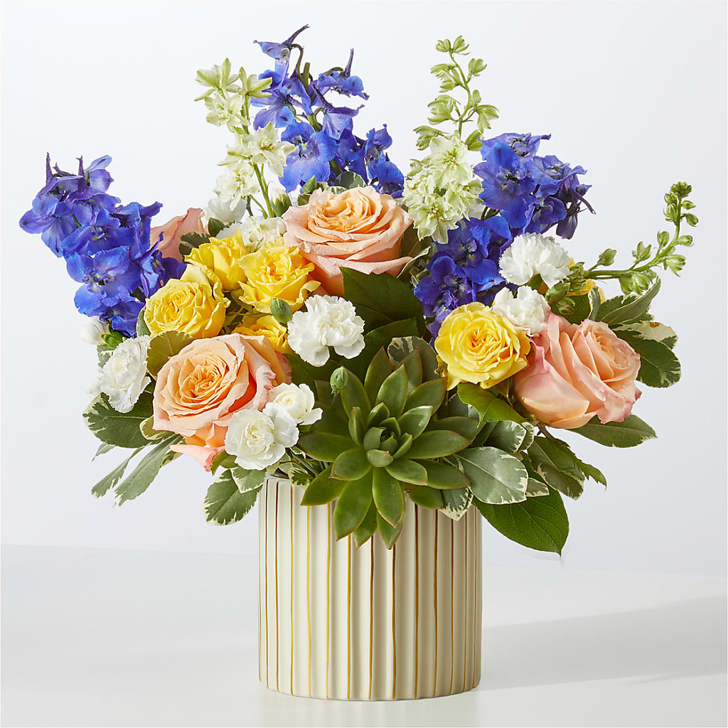Cobalt Reverie Bouquet – Park Lake Flowers, Mc Gregor TX