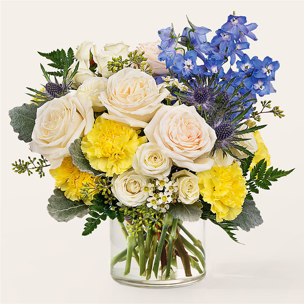Lemon Sorbet Bouquet – Park Lake Flowers, Mc Gregor TX