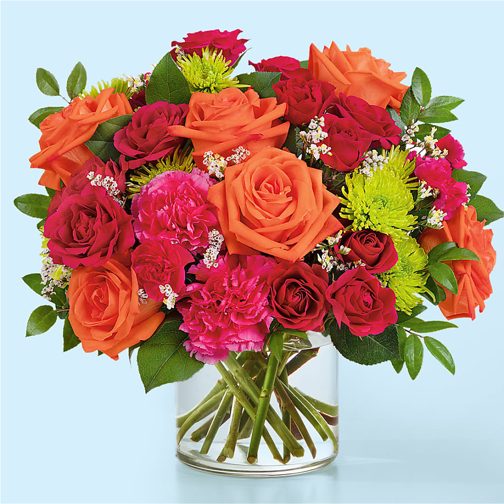 Colorful Carnival Bouquet – Park Lake Flowers, Mc Gregor TX