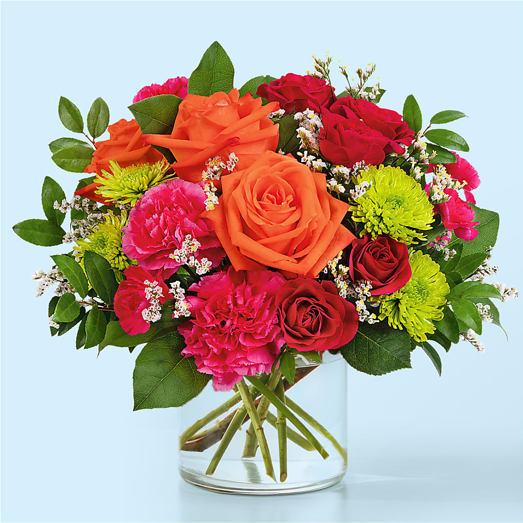 Colorful Carnival Bouquet – Park Lake Flowers, Mc Gregor TX