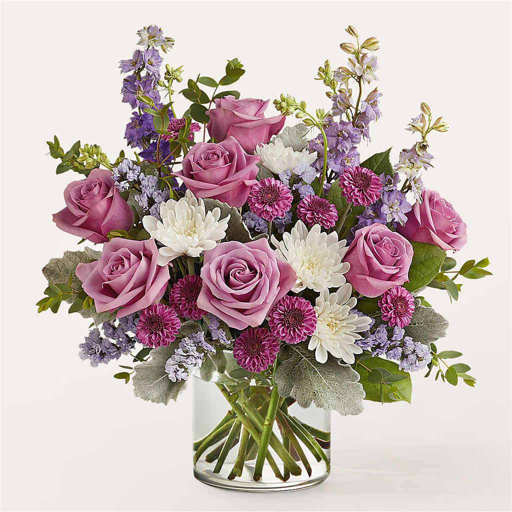 Violet Frost Bouquet – Park Lake Flowers, Mc Gregor TX