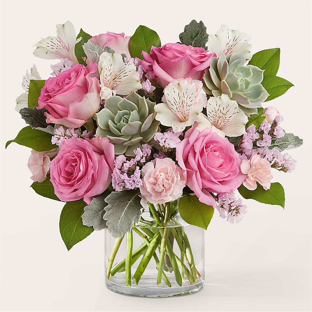 Dusty Rose Bouquet – Park Lake Flowers, Mc Gregor TX