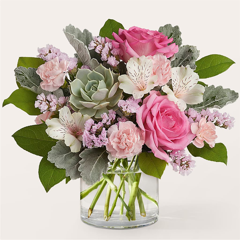 Dusty Rose Bouquet – Park Lake Flowers, Mc Gregor TX