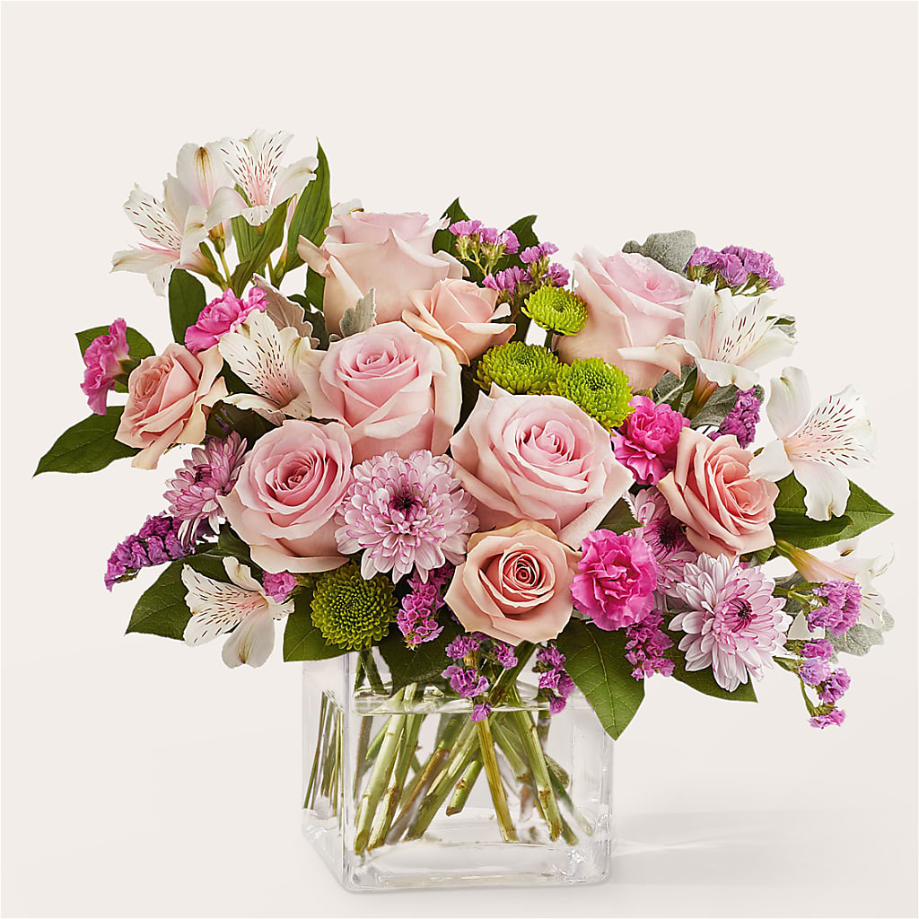 Pink Suede Bouquet – Park Lake Flowers, Mc Gregor TX