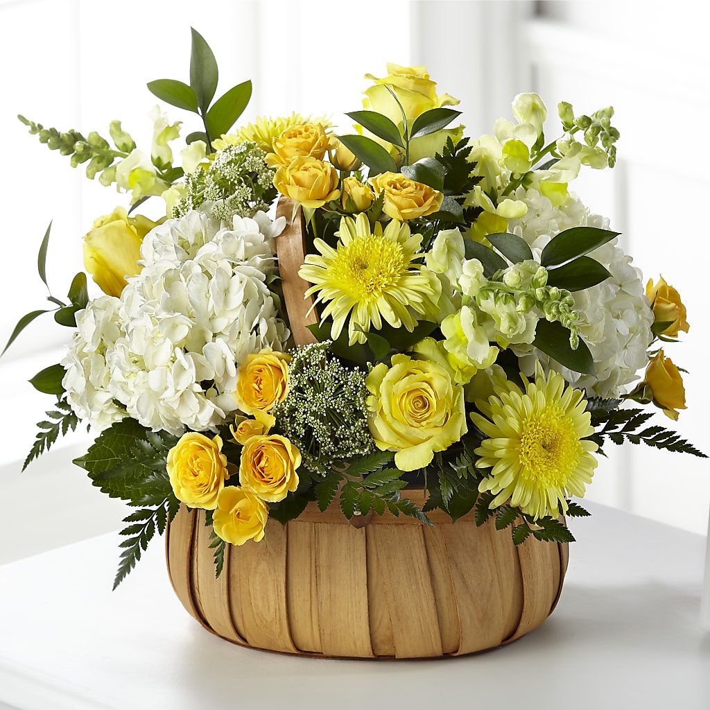 Rustic Remembrance Basket – Park Lake Flowers, Mc Gregor TX