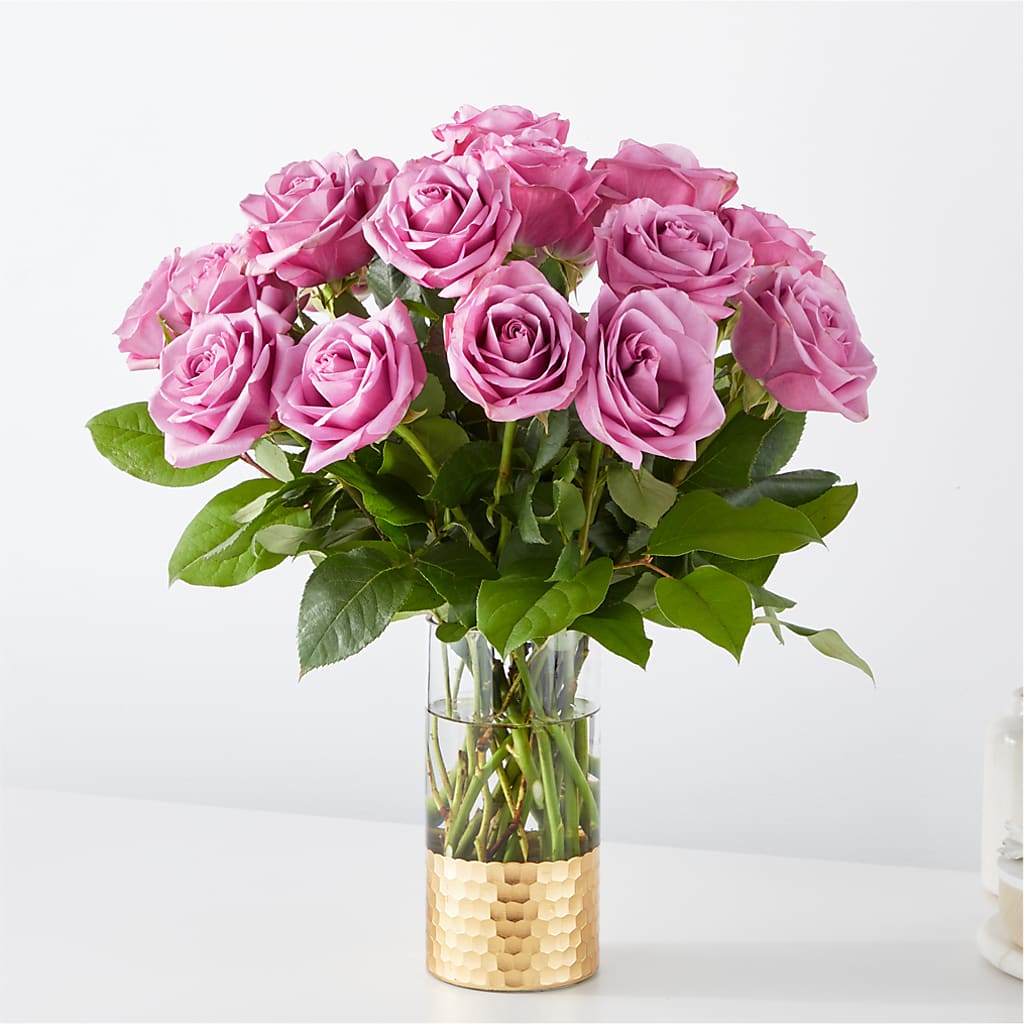 Secret Admirer Lavender Rose Bouquet – Park Lake Flowers, Mc Gregor TX