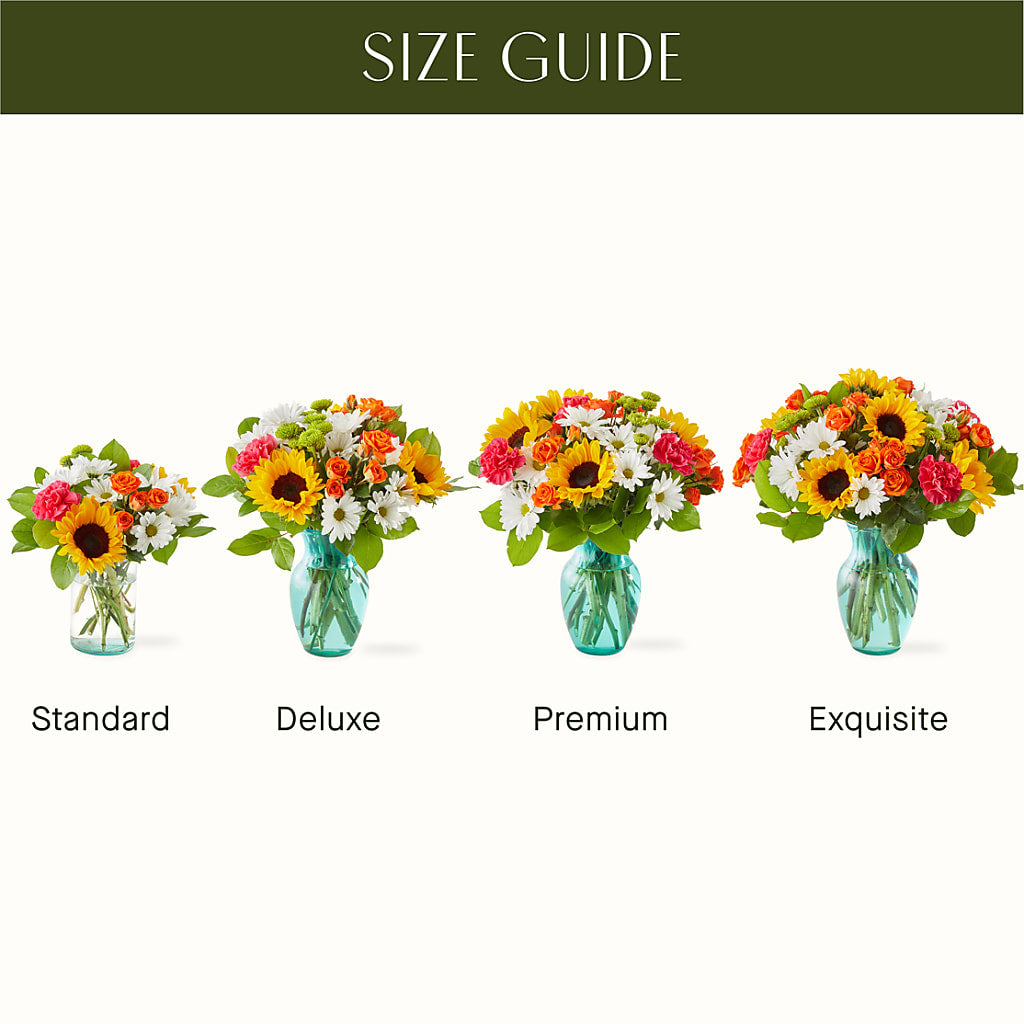 Sun-drenched Blooms Bouquet – Park Lake Flowers, Mc Gregor TX