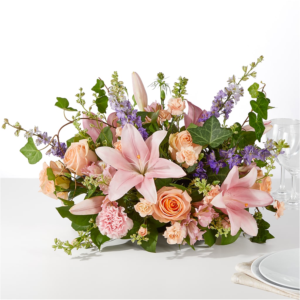 Blossom Time Centerpiece – Park Lake Flowers, Mc Gregor TX