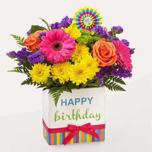 Birthday Brights Bouquet –  Park Lake Flowers, Mc Gregor TX