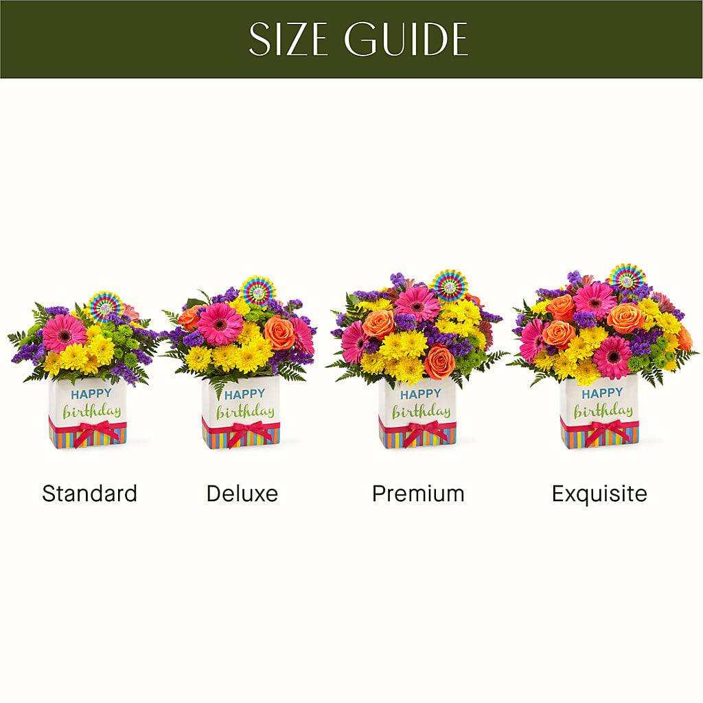 Birthday Brights Bouquet –  Park Lake Flowers, Mc Gregor TX