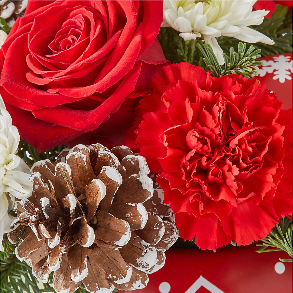 Christmas Village Ornament –  Park Lake Flowers, Mc Gregor TX