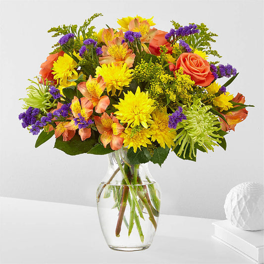 Marmalade Skies Bouquet –  Park Lake Flowers, Mc Gregor TX