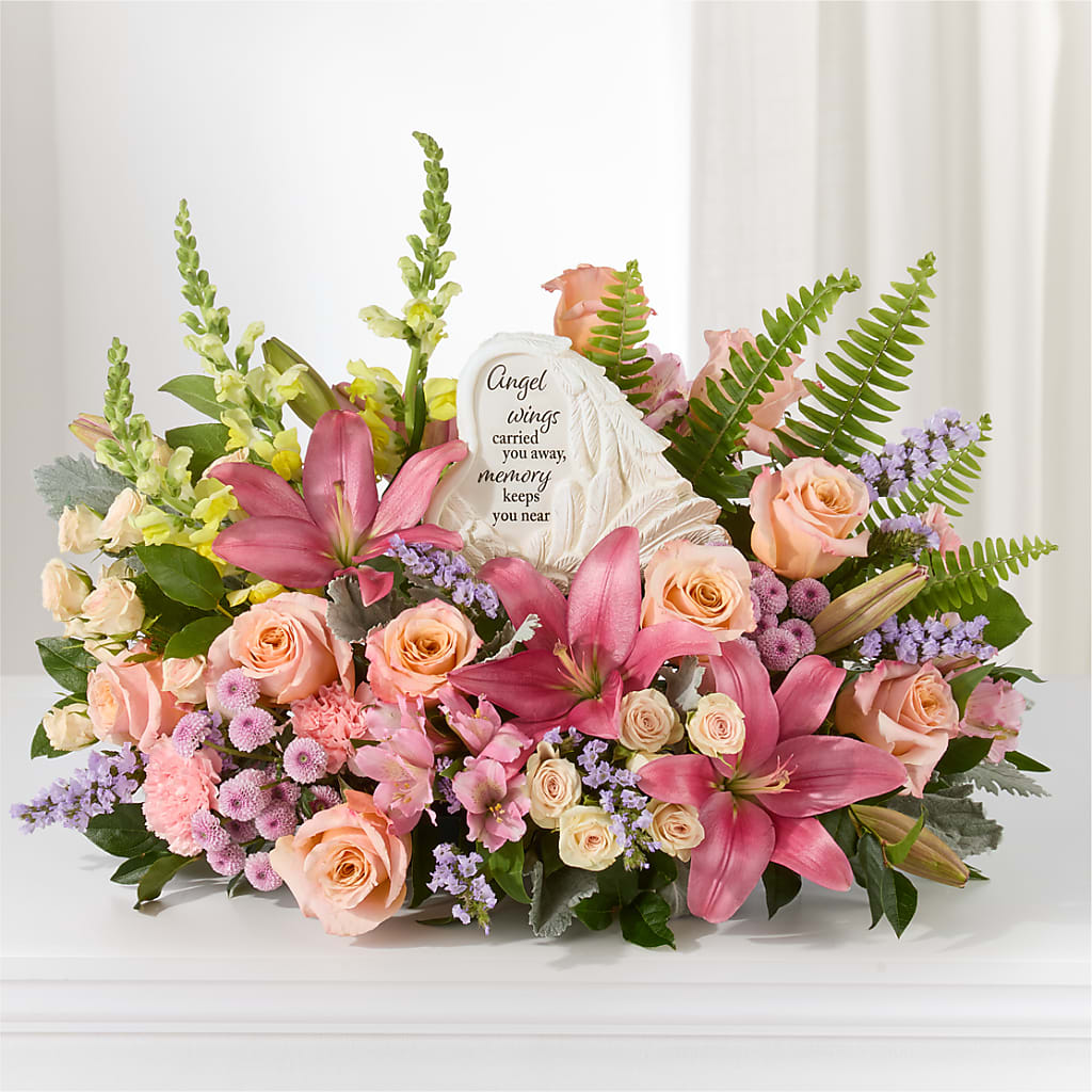 Gentle Light Arrangement –  Park Lake Flowers, Mc Gregor TX