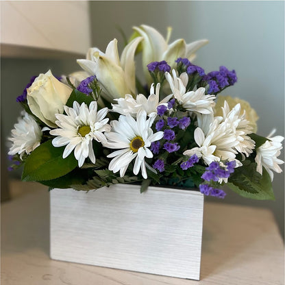 Beyond Blue Box Bouquet –  Park Lake Flowers, Mc Gregor TX
