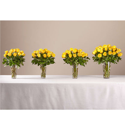 Long Stem Yellow Rose Bouquet –  Park Lake Flowers, Mc Gregor TX