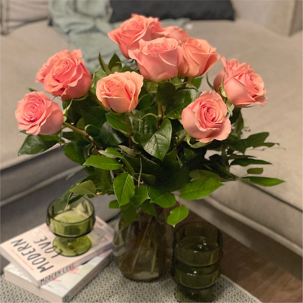 Long Stem Pink Rose Bouquet –  Park Lake Flowers, Mc Gregor TX