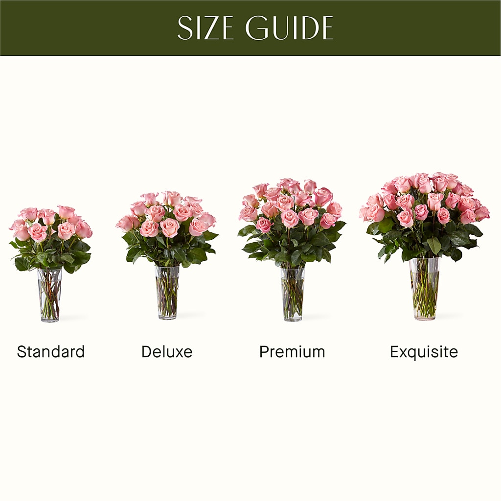 Long Stem Pink Rose Bouquet –  Park Lake Flowers, Mc Gregor TX
