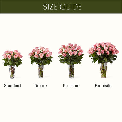 Long Stem Pink Rose Bouquet –  Park Lake Flowers, Mc Gregor TX