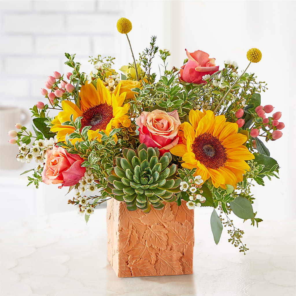 Sunflower Season Bouquet –  Park Lake Flowers, Mc Gregor TX