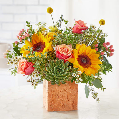 Sunflower Season Bouquet –  Park Lake Flowers, Mc Gregor TX
