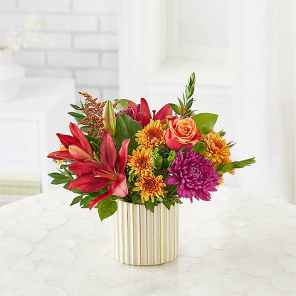 Burgundy Landscape Bouquet –  Park Lake Flowers, Mc Gregor TX