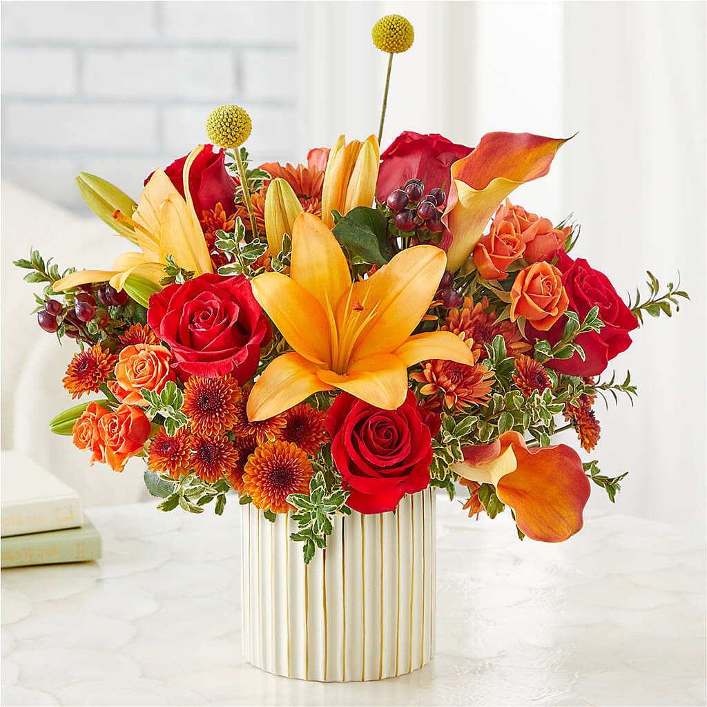 Scarlet Skies Bouquet –  Park Lake Flowers, Mc Gregor TX