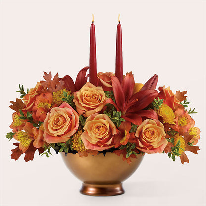 Harvest Table Centerpiece –  Park Lake Flowers, Mc Gregor TX