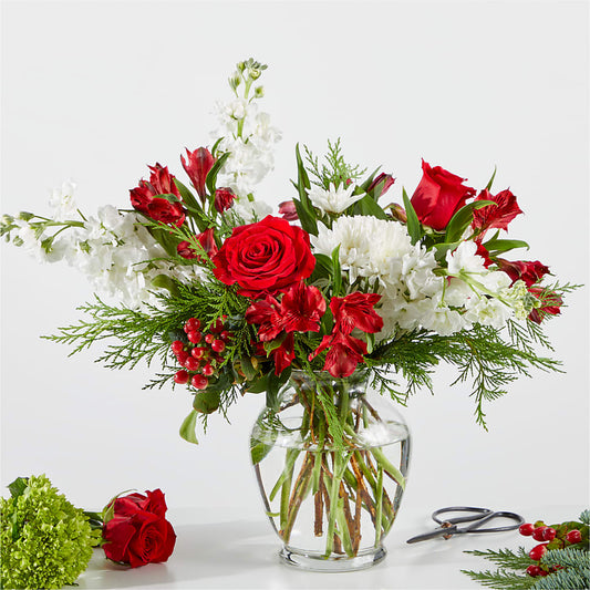 Merry Moment Bouquet – A Florist Original –  Park Lake Flowers, Mc Gregor TX