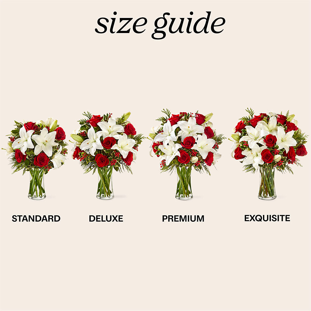 Sparkling Snowflakes Bouquet –  Park Lake Flowers, Mc Gregor TX