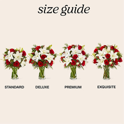 Sparkling Snowflakes Bouquet –  Park Lake Flowers, Mc Gregor TX