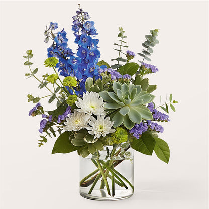 Cerulean Waves Bouquet –  Park Lake Flowers, Mc Gregor TX