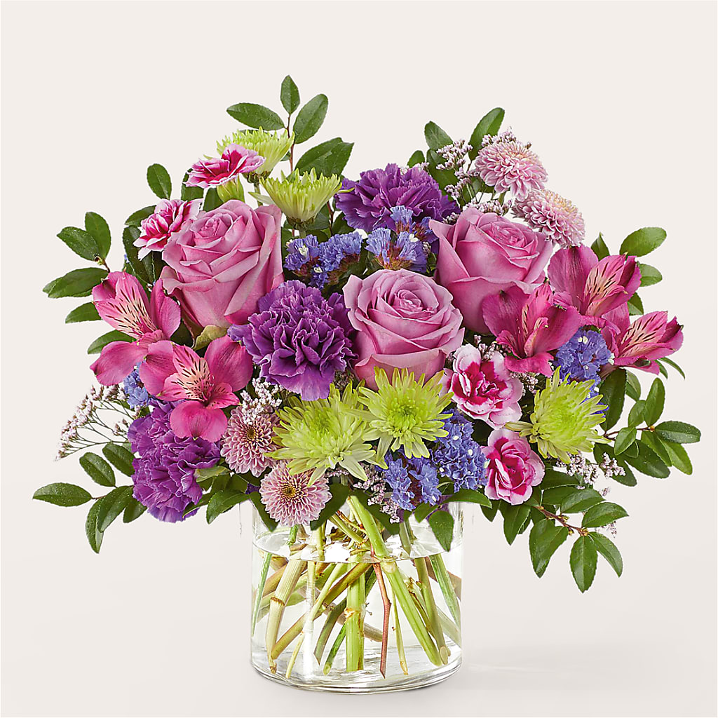 Glass Half Full Bouquet –  Park Lake Flowers, Mc Gregor TX