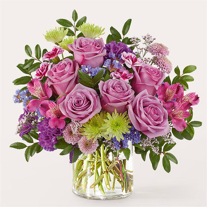 Glass Half Full Bouquet –  Park Lake Flowers, Mc Gregor TX