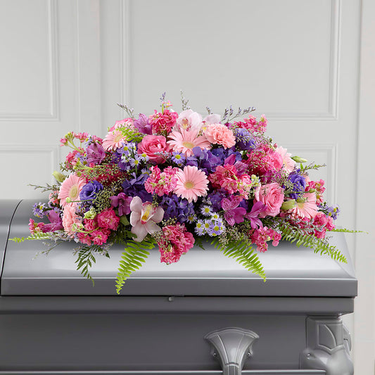 Glorious Garden Casket Spray