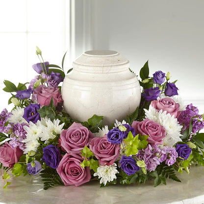 Blooming Sympathy Cremation Adornment –  Park Lake Flowers, Mc Gregor TX