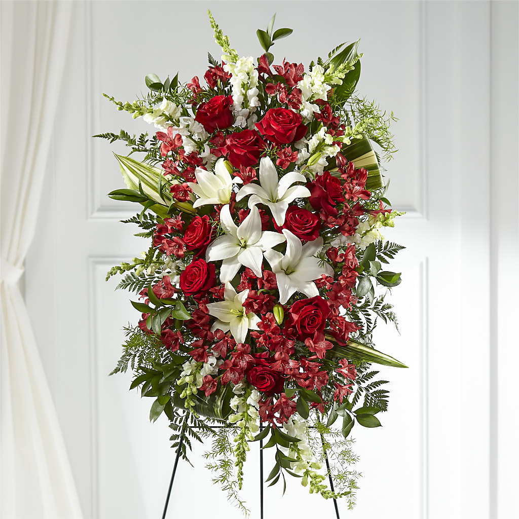 Everlasting Memory Standing Spray –  Park Lake Flowers, Mc Gregor TX