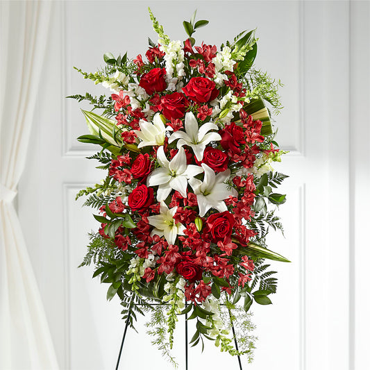 Everlasting Memory Standing Spray –  Park Lake Flowers, Mc Gregor TX