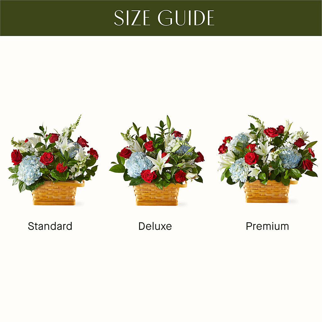 Greater Glory Basket –  Park Lake Flowers, Mc Gregor TX