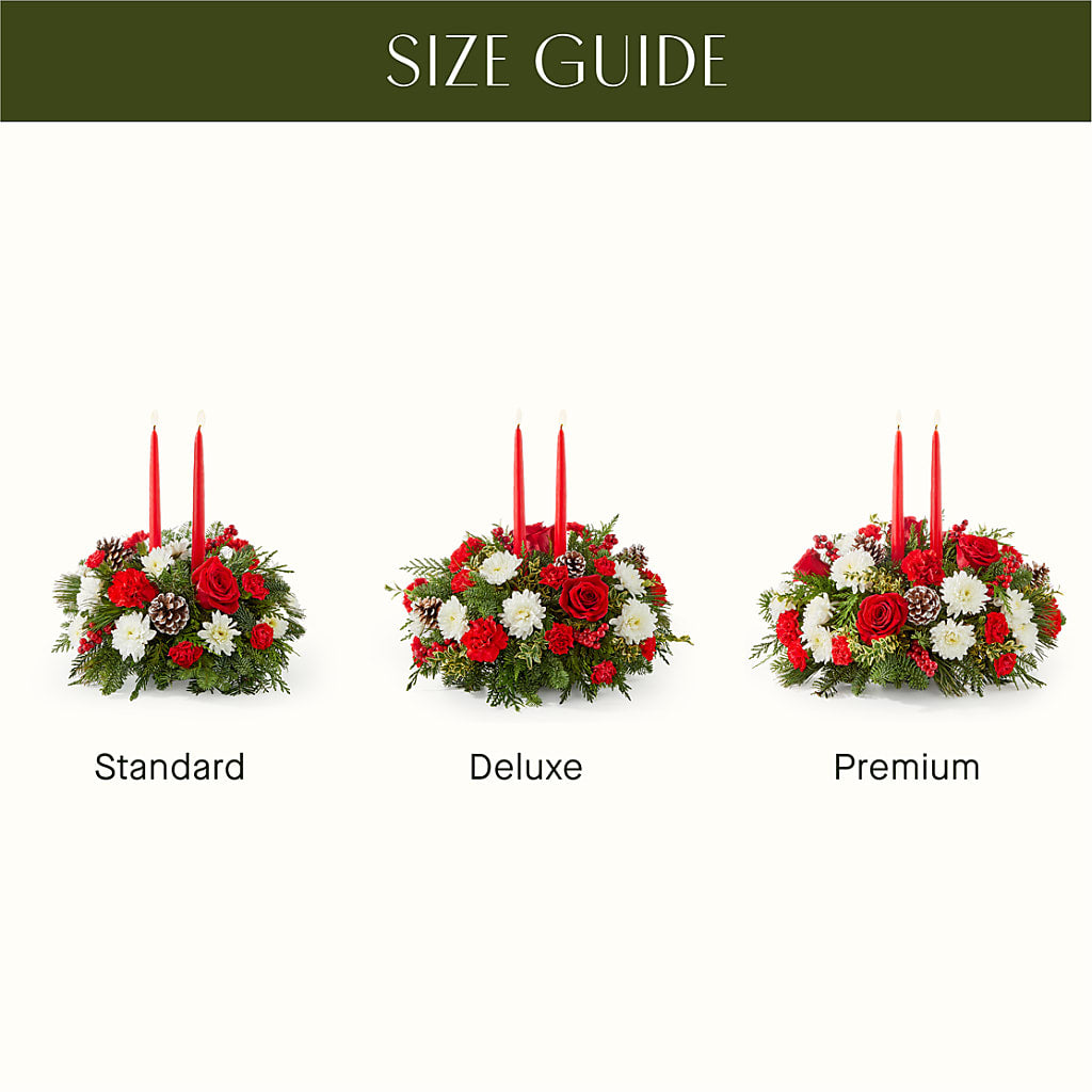 Holiday Soiree Centerpiece –  Park Lake Flowers, Mc Gregor TX