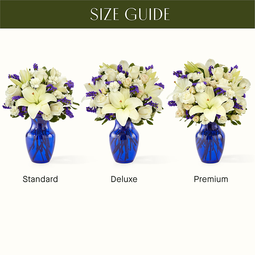 Sapphire Rush Bouquet –  Park Lake Flowers, Mc Gregor TX