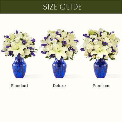 Sapphire Rush Bouquet –  Park Lake Flowers, Mc Gregor TX