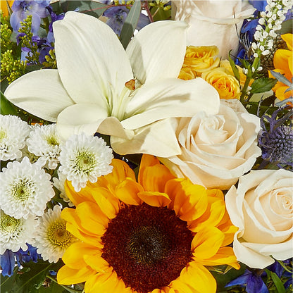Wonderfully Sunny Bouquet –  Park Lake Flowers, Mc Gregor TX