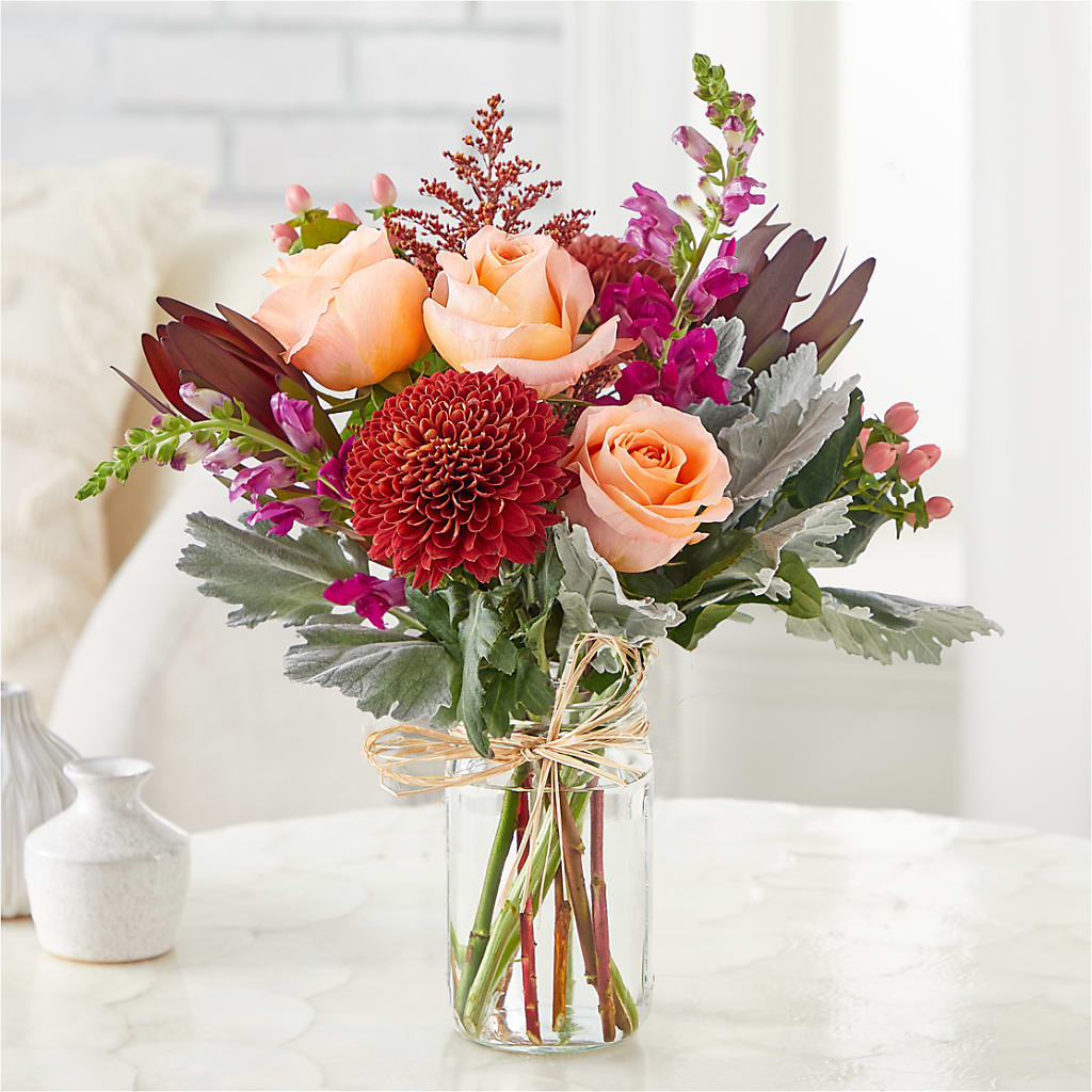 Moody Hues Bouquet –  Park Lake Flowers, Mc Gregor TX