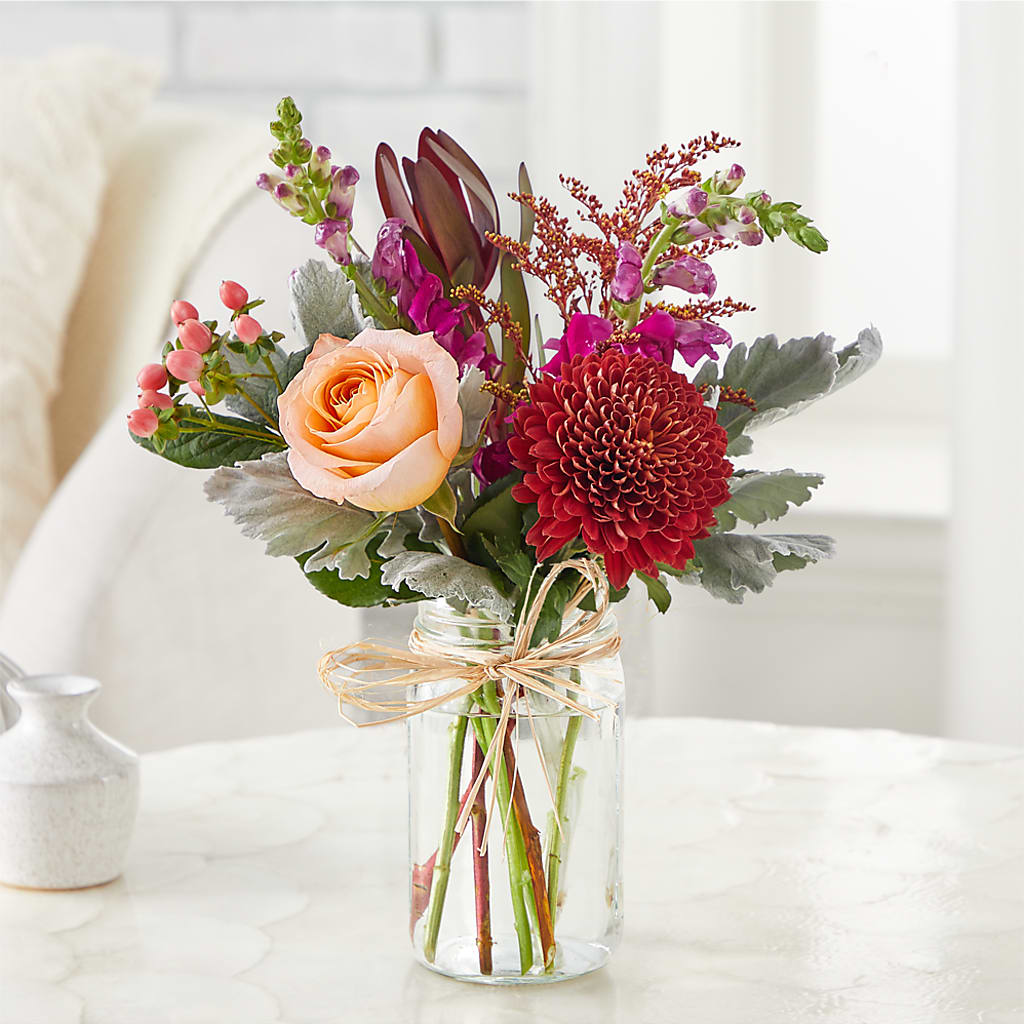 Moody Hues Bouquet –  Park Lake Flowers, Mc Gregor TX