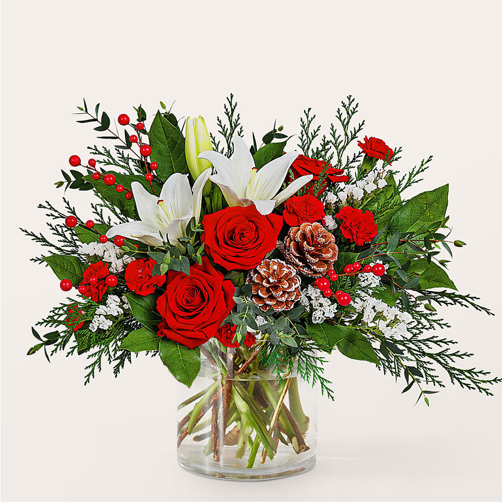 Best in Snow Bouquet –  Park Lake Flowers, Mc Gregor TX