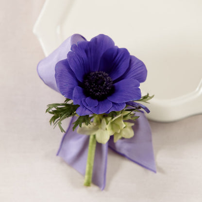 Purple Passion Boutonniere –  Park Lake Flowers, Mc Gregor TX